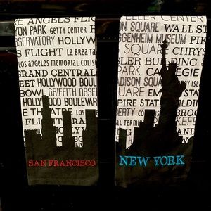 NEW NY & Cali Tea Towels
